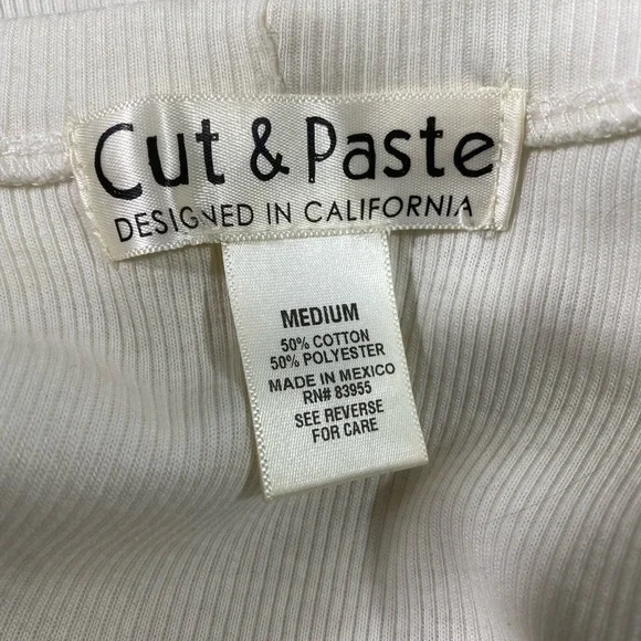 Cut & Paste Cream Trust The Universe Mushroom Crop T - Picture 4 of 4